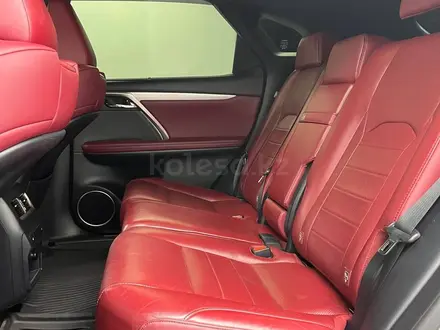 Lexus RX 300 F Sport+ 2018 года за 18 500 000 тг. в Алматы – фото 10