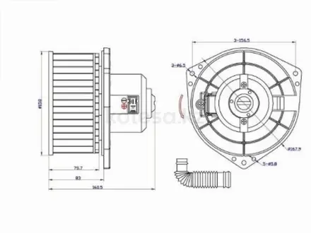 Мотор отопителя салона за 15 350 тг. в Алматы