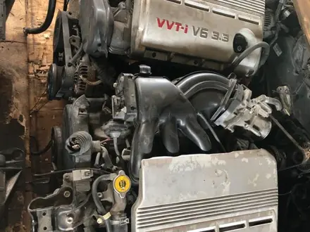 Двигатель на Toyota highlander 1MZ (VVT-i) объем 3.0л за 70 999 тг. в Алматы