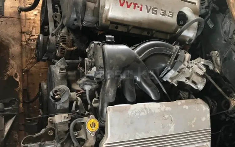 Двигатель на Toyota highlander 1MZ (VVT-i) объем 3.0л за 70 999 тг. в Алматы