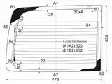 Стекло заднее (распашной двери) правое с обогревом TOYOTA LAND CRUISER (GX)for15 850 тг. в Алматы