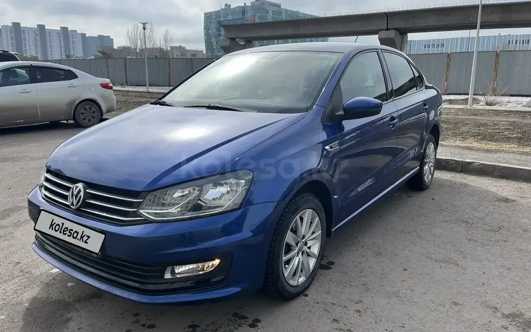 Volkswagen Polo 2019 года за 6 850 000 тг. в Астана