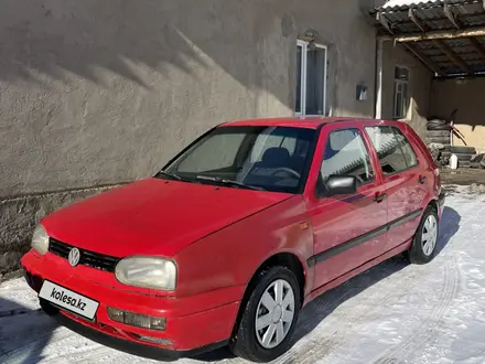 Volkswagen Golf 1993 года за 850 000 тг. в Шымкент – фото 4