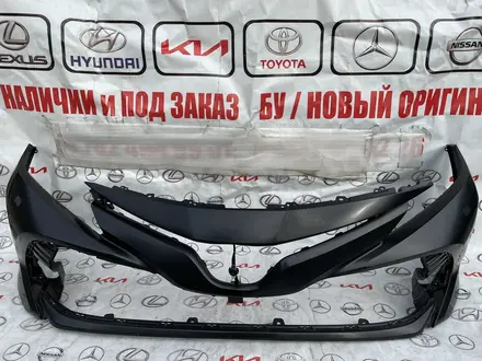 Передний бампер на Toyota camry 70 за 125 000 тг. в Шымкент