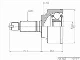 Шрус наружный, граната наружная за 29 350 тг. в Шымкент