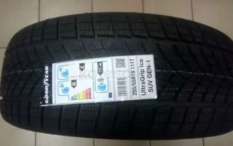 255/55 R19 GoodYear UltraGrip Ice SUV G1 Xl 111T не шипованная за 260 000 тг. в Астана