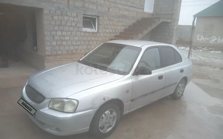 Hyundai Accent 2002 годаүшін1 200 000 тг. в Туркестан