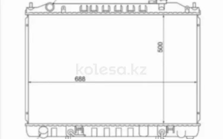 Радиатор двигателя за 39 800 тг. в Павлодар