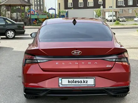 Hyundai Elantra 2022 года за 10 000 000 тг. в Шымкент – фото 4