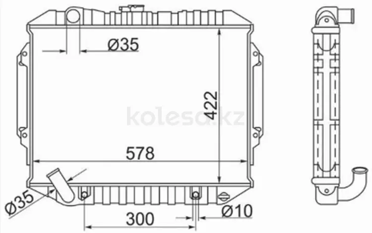Радиатор за 86 700 тг. в Талдыкорган