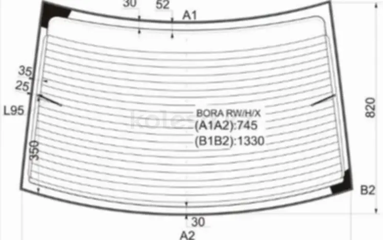 Стекло заднее с обогревомүшін27 350 тг. в Астана