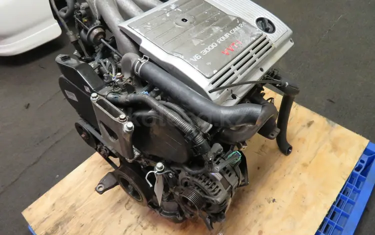 Мотор 1mz-fe Двигатель toyota Highlander (тойота хайландер) Двигатель Rx300 за 113 500 тг. в Алматы