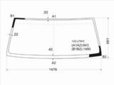 Стекло лобовое MITSUBISHI PAJERO/MONTERO 3/5D 91-99 за 14 000 тг. в Павлодар