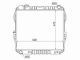 Радиатор двигателя за 37 550 тг. в Шымкент