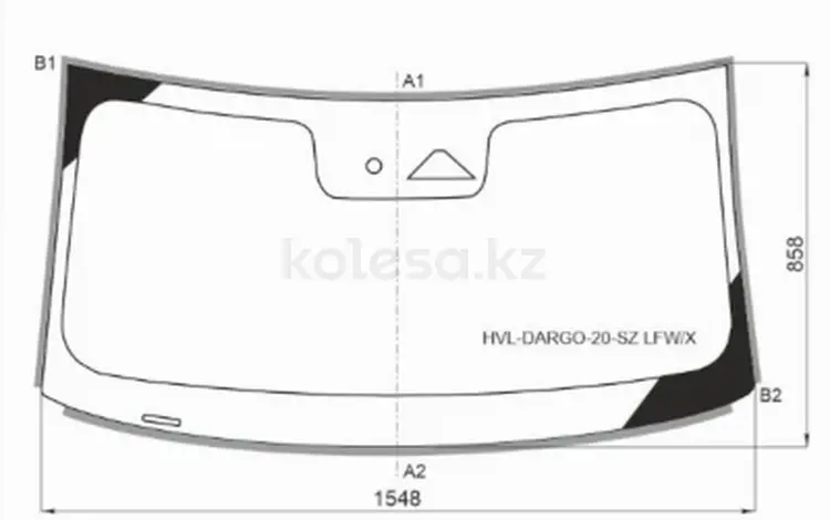 Стекло лобовое (Одна камера/ Датчик дождя/ Молдинг)for43 550 тг. в Астана