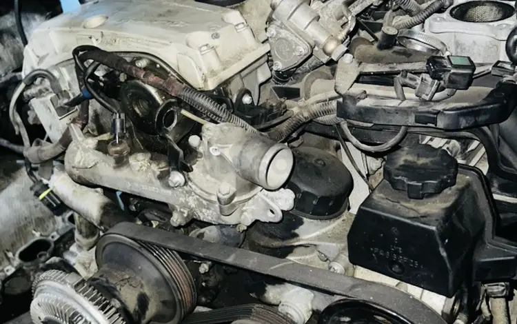 W202 двигатель m111 kompressor матор акпп за 500 000 тг. в Алматы
