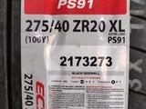 Шины KUMHO 275/40R20 Z 106Y PS91 за 90 000 тг. в Алматы – фото 2