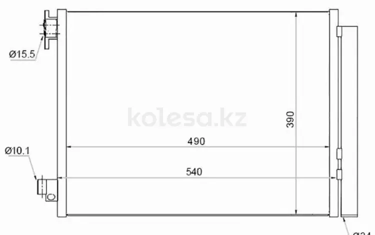 Радиатор кондиционераfor21 350 тг. в Шымкент