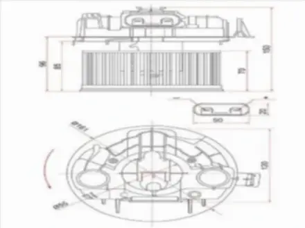 Мотор отопителя салона за 13 400 тг. в Астана