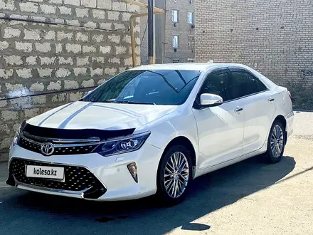 Toyota Camry 2015 года за 10 900 000 тг. в Атырау – фото 14