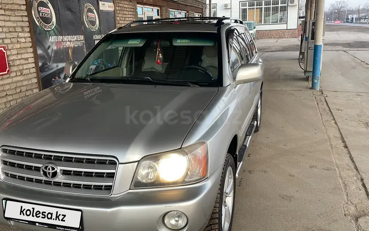 Toyota Highlander 2003 года за 7 500 000 тг. в Шу