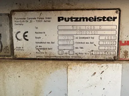 Putzmeister  BSA 2013 года за 15 000 000 тг. в Астана – фото 8