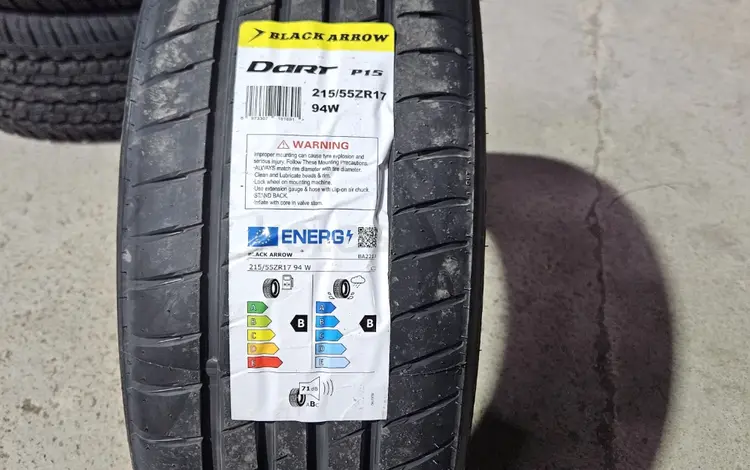 Шины 215/55R17 Blackarrow P15 летниеүшін24 000 тг. в Алматы