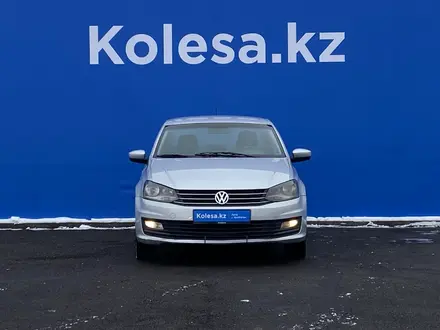 Volkswagen Polo 2016 года за 6 490 000 тг. в Алматы – фото 2