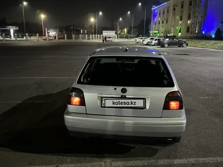 Volkswagen Golf 1998 года за 1 550 000 тг. в Тараз – фото 5