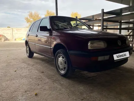 Volkswagen Golf 1991 года за 1 600 000 тг. в Кордай – фото 7