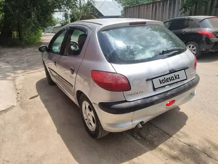 Peugeot 206 2003 года за 1 300 000 тг. в Алматы – фото 10