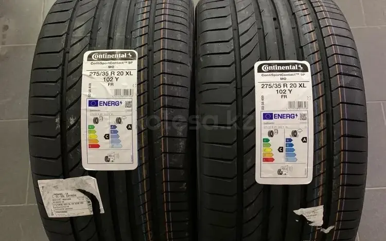 Continental Conti Sport Contact 5 275/35 R20 275/35 R20 102Y за 250 000 тг. в Алматы