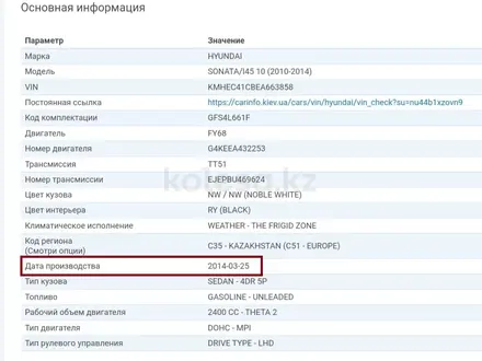 Hyundai Sonata 2014 года за 5 300 000 тг. в Актобе – фото 2
