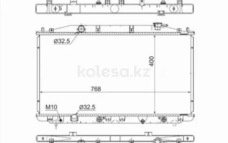 Радиатор охлаждения двигателя за 31 350 тг. в Караганда