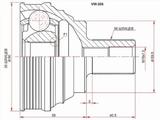 Шрус наружный, граната за 9 800 тг. в Талдыкорган