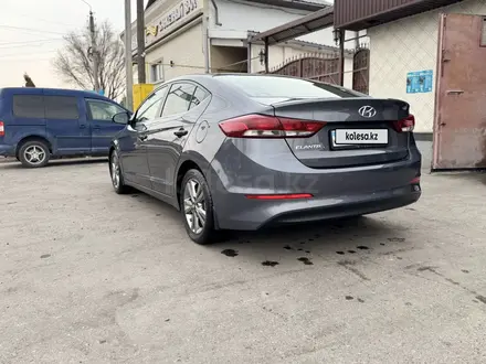 Hyundai Elantra 2018 года за 8 100 000 тг. в Тараз – фото 9