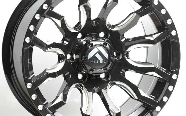 FUEL R18 9J ET15 6x139, 7 ЦО106, 1 BLK + MILLING за 400 000 тг. в Алматы