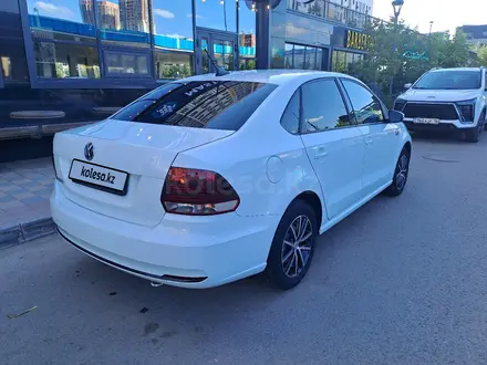 Volkswagen Polo 2018 года за 6 550 000 тг. в Астана – фото 5