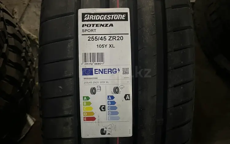 255/45р20 Bridgestone Potenza SPORT за 120 000 тг. в Алматы