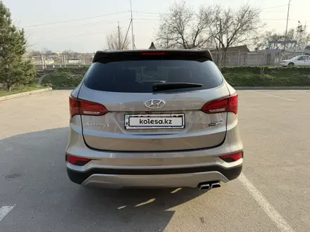 Hyundai Santa Fe 2017 года за 11 500 000 тг. в Алматы – фото 4