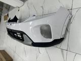 Передний бампер KIA Seltos белый за 7 000 тг. в Астана – фото 2