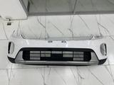 Передний бампер KIA Seltos белый за 7 000 тг. в Астана – фото 4
