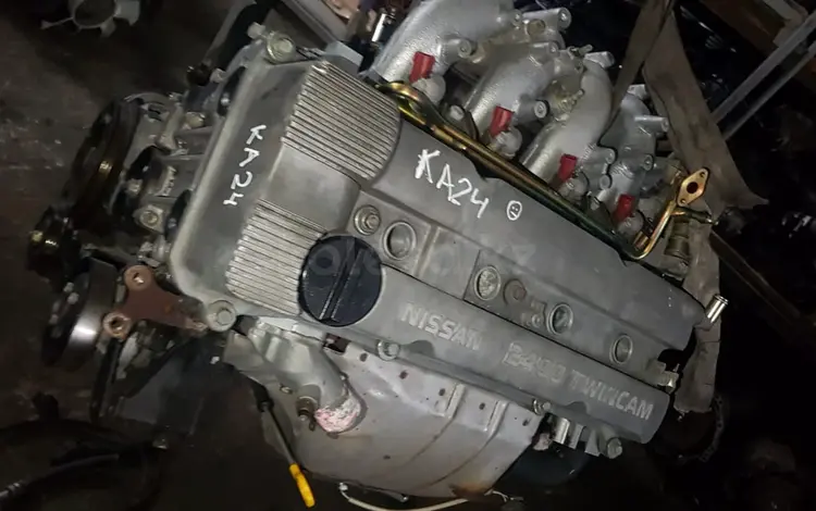 Двигатель nissan KA24-EF 2.4L карбюратор за 100 000 тг. в Алматы