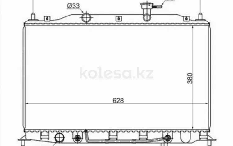 Радиатор Двигателя за 38 100 тг. в Шымкент