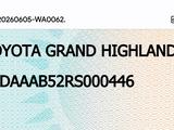 Toyota Grand Highlander 2023 года за 32 000 000 тг. в Алматы