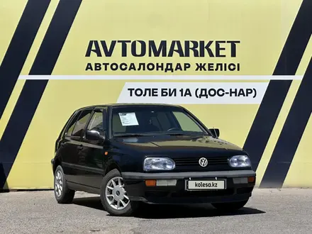 Volkswagen Golf 1995 года за 1 800 000 тг. в Тараз – фото 2