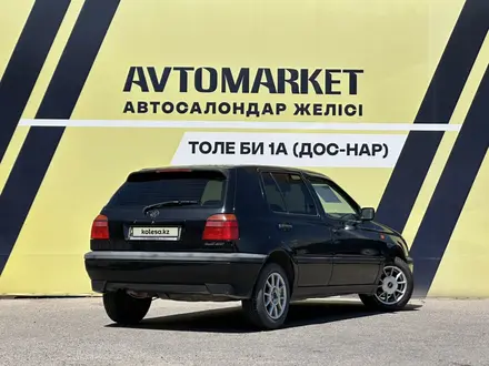 Volkswagen Golf 1995 года за 1 800 000 тг. в Тараз – фото 4