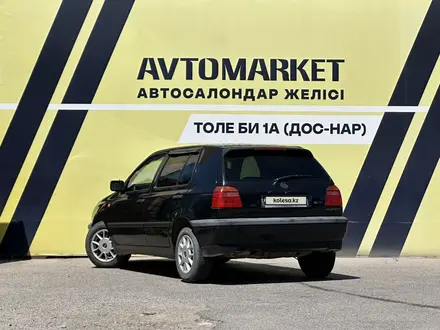 Volkswagen Golf 1995 года за 1 800 000 тг. в Тараз – фото 5