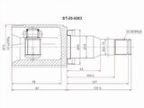 Шрус внутренний левый за 23 600 тг. в Талдыкорган