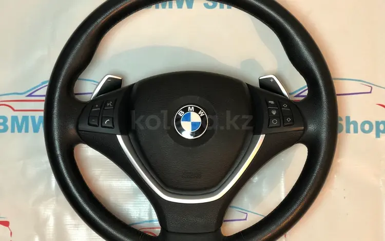 Спорт руль с подогревом и лепестками на BMW X5 E70 и X6 E71үшін130 000 тг. в Шымкент